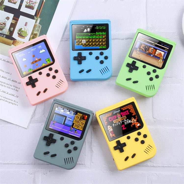 MK800 3.0 inch Macaron Mini Retro Classic Handheld Game Console for Kids Built-in 800 Games, Support AV Output (Yellow) by bashfashion