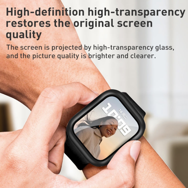 ROCK 2 in 1 PC Frame + Film Protector Case For Apple Watch Series 3 & 2 & 1 42mm(Black) by ROCK