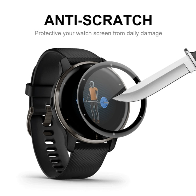 5 PCS For Garmin Venu 2 Plus ENKAY Hat-Prince 3D Full Coverage Soft PC Edge + PMMA HD Protector Film by ENKAY