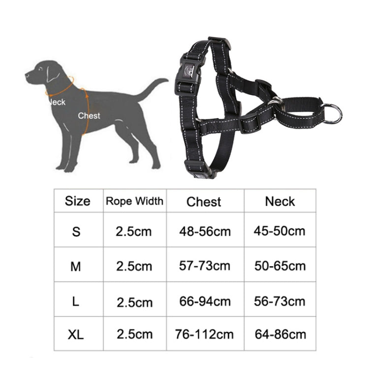 Glow Castle Pet Reflective Nylon Prevent Running Wild Chest Strap, Size: M(Purple) by Glow Castle