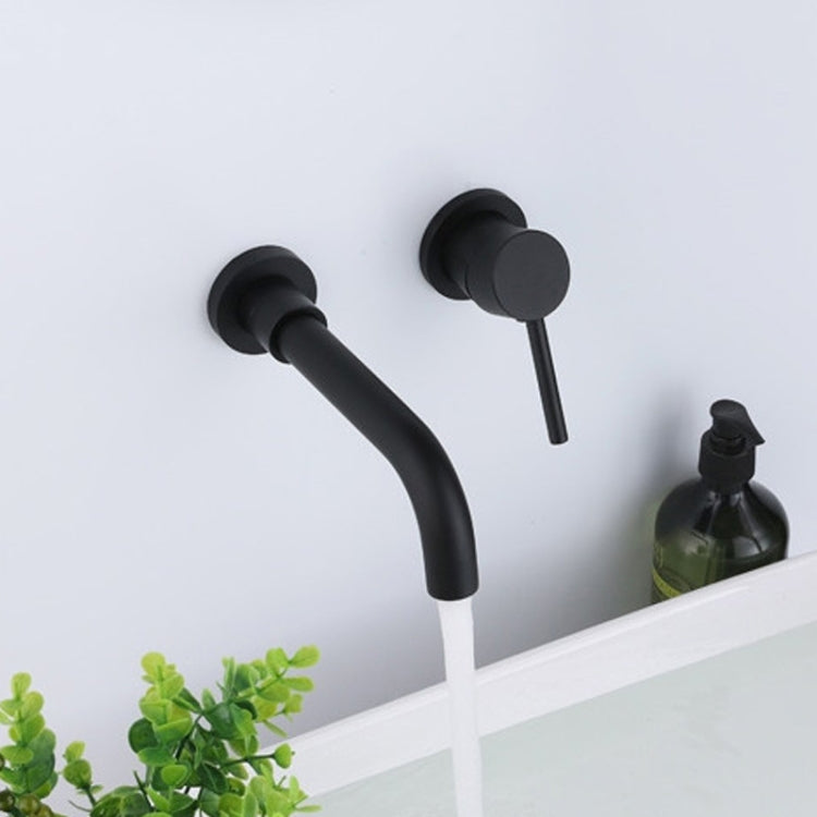 In-wall Hidden Concealed Faucet Hot and Cold Copper Mixing Valve, Specification: Black Split by bashfashion