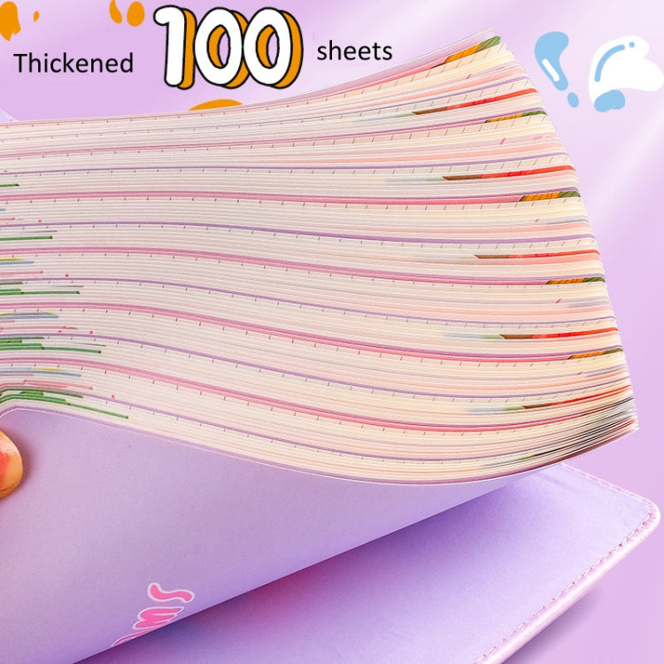 Kabaxiong A5 Size 3D Squishy Destress Cute Notebook Diary 100 Inner Pages(Honey Rabbit) by Kabaxiong