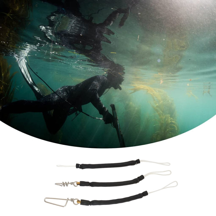 Spear Fork Force Release Shockproof Latex Tube Buffer, Style: Triangular Pin Rope by bashfashion