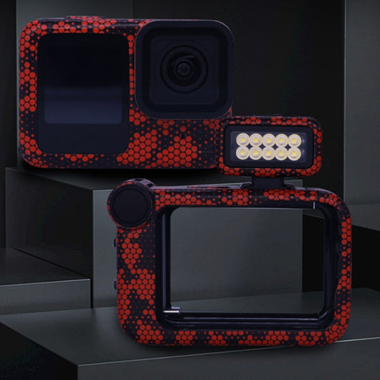 For GOPro HERO13 Black Camera Stickers Body Protective Film, Style: 15 Snake Scale Gold by bashfashion