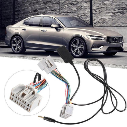Car Wireless Bluetooth Module AUX Audio Adapter Cable + Bluetooth Audio Receiver for Volvo C S V CX Series 30 40 50 60 70 by bashfashion