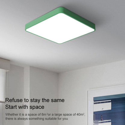 Macaron LED Square Ceiling Lamp, Stepless Dimming, Size:50cm(Pink) by bashfashion