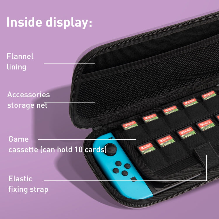 For Nintendo Switch Game Console Dragon Claw Pattern Storage Bag(Blue) by bashfashion