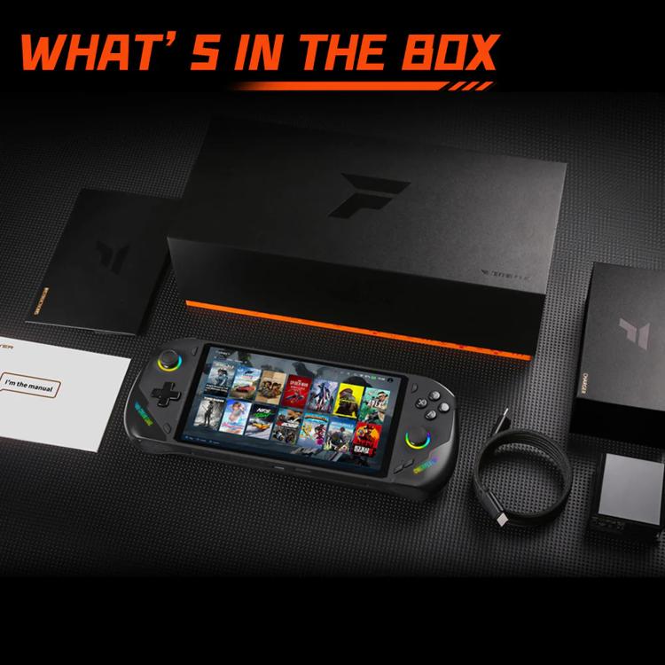 ONE-NETBOOK OneXPlayer F1 Pro 7 inch Handheld Game Console, 32GB+2TB, Windows 11 AMD Ryzen AI 9 365 CPU(US Plug) by ONE-NETBOOK