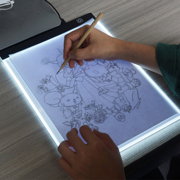 Ultra-thin A4 Size Portable USB LED Artcraft Tracing Light Box Copy Board for Artists Drawing Sketching Animation and X-ray Viewing by bashfashion