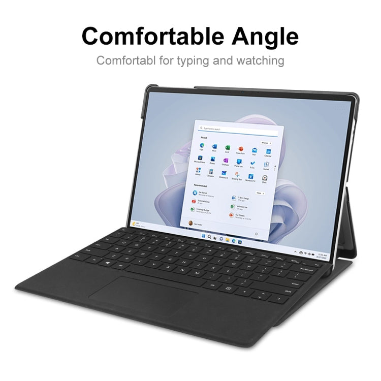 For Microsoft Surface Pro 9 / 10 / 11 JUNSUNMAY Custer Painted Stand Leather Tablet Case(Galaxy) by JUNSUNMAY