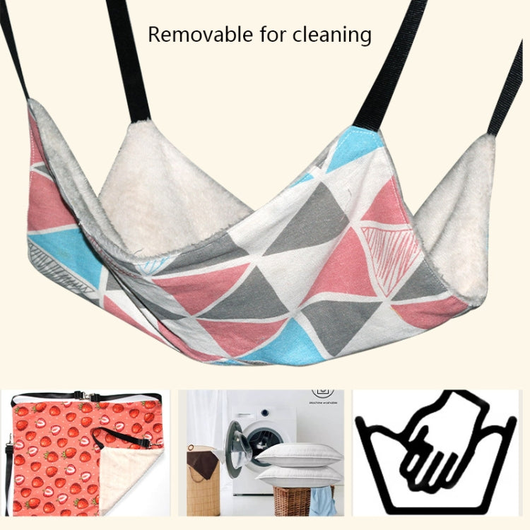 PE-160 Canvas Hanging Cat Cage Hammock Adjustable Length Swing Pet Nest, Size: M(Pink Winning Cat) by bashfashion