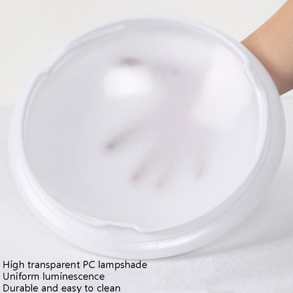 LED Sound Light Control Ceiling Lamp Round Corridor Intelligent Sensor Lamp, Power source: 24W 400mm(White) by bashfashion