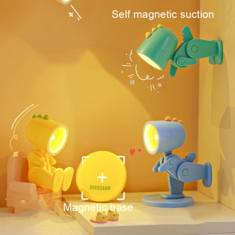 Mini Table Lamp Desktop DIY Ornaments Folding Night Light(Rabbit White) by bashfashion