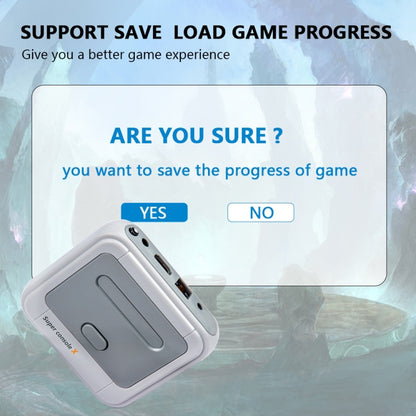 Super Console X 256GB 50000+ Games Wireless 4K HD 3D Double Game Console Box, US Plug by bashfashion