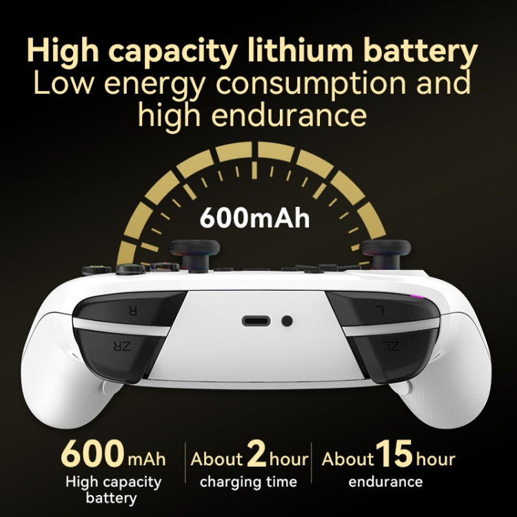 Wireless Bluetooth Somatosensory Vibration Gamepad for Nintendo Switch/Switch PRO, Color: Black by bashfashion