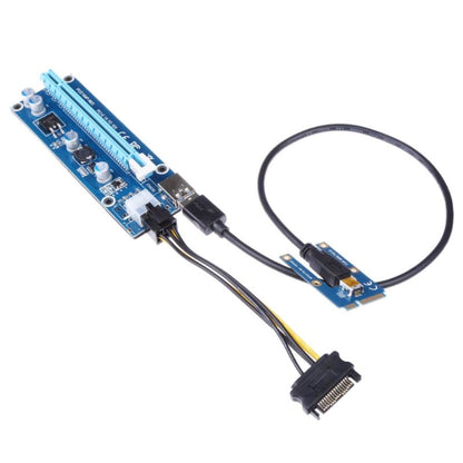 PCE164P-N03 VER006C Mini PCI-E 1X To 16X Riser For Laptop External Image Card, Spec: Blackboard 6pin by bashfashion