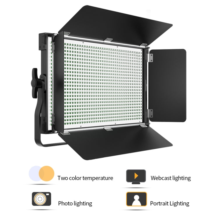 Pixel P45pro High Bright Dual Color Temperature Fill Light 120W Normal Bright Studio Camera Soft Light(A Set With EU Plug Adaptor) by Pixel