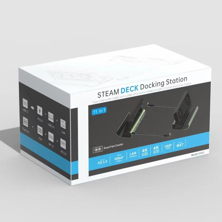 9 -in -1 For ASUS ROG Ally 100W PD Charging Game Console Stand Multifunctional USB 3.0 Docking Station by bashfashion