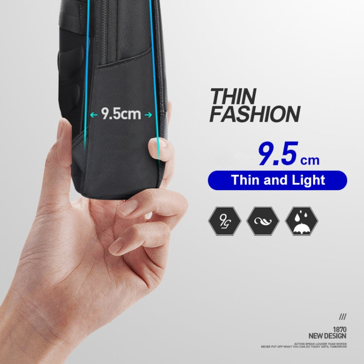 Bopai First-Layer Cowhide Business Commuter Waterproof And Lightweight Laptop Backpack, Color: Flagship by Bopai