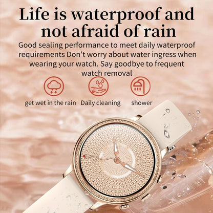 V60 1.39 Inch Health Monitoring Multifunctional Waterproof Bluetooth Call Smart Watch, Color: Rose Red by bashfashion