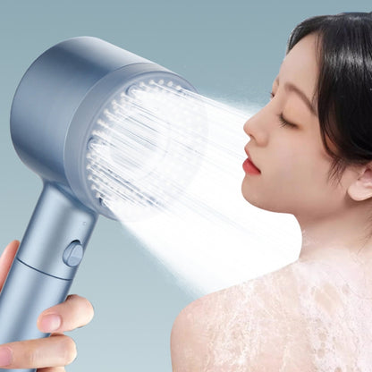 High-Pressure Handheld Shower Head With 5 Spray Modes Filtered Showerhead, Spec: Basic Silver by bashfashion
