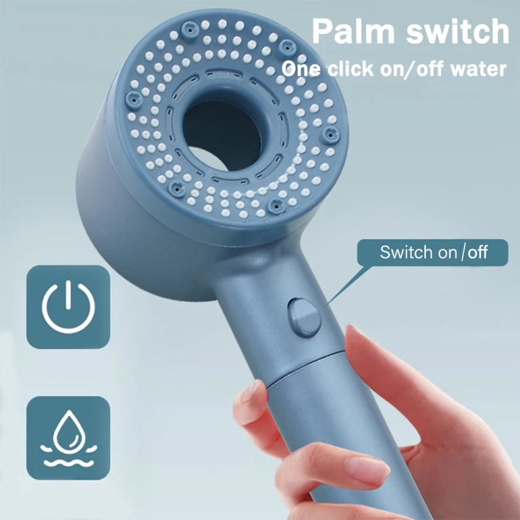 High-Pressure Handheld Shower Head With 5 Spray Modes Filtered Showerhead, Spec: Basic Gray by bashfashion
