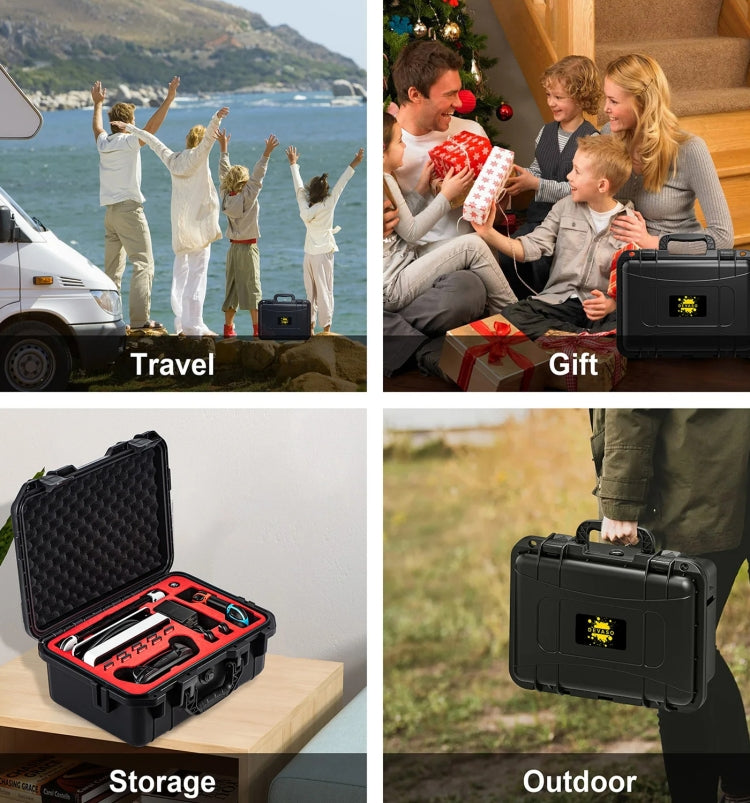 DEVASO For Switch / OLED IP67 Waterproof Storage Case Hardshell Bag, Color: Black by DEVASO