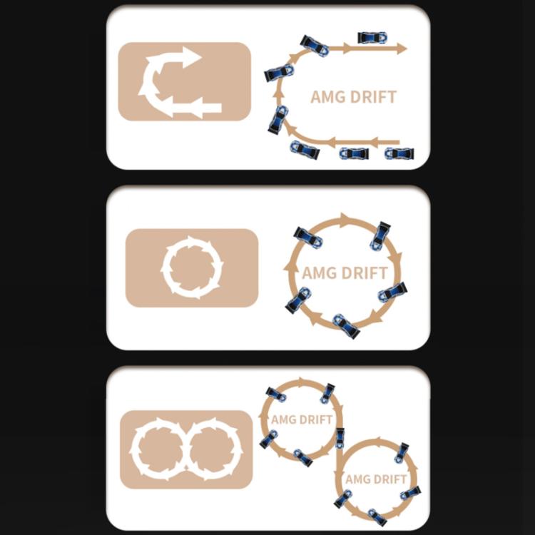 1:43 Full Scale Mini 4WD Drifting Charging Remote Control Car, Color: 4302G Blue M3 With Gyroscope by bashfashion