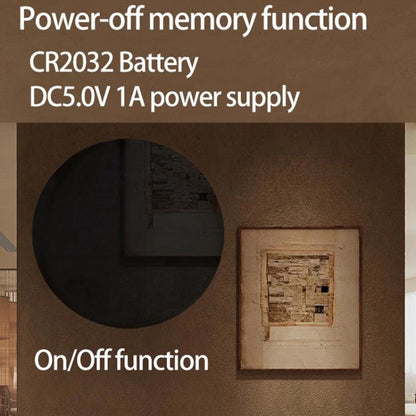 11.6-Inch White Light Wall Clock With Remote Control Multi-Functional Alarm Clock White+Black by bashfashion