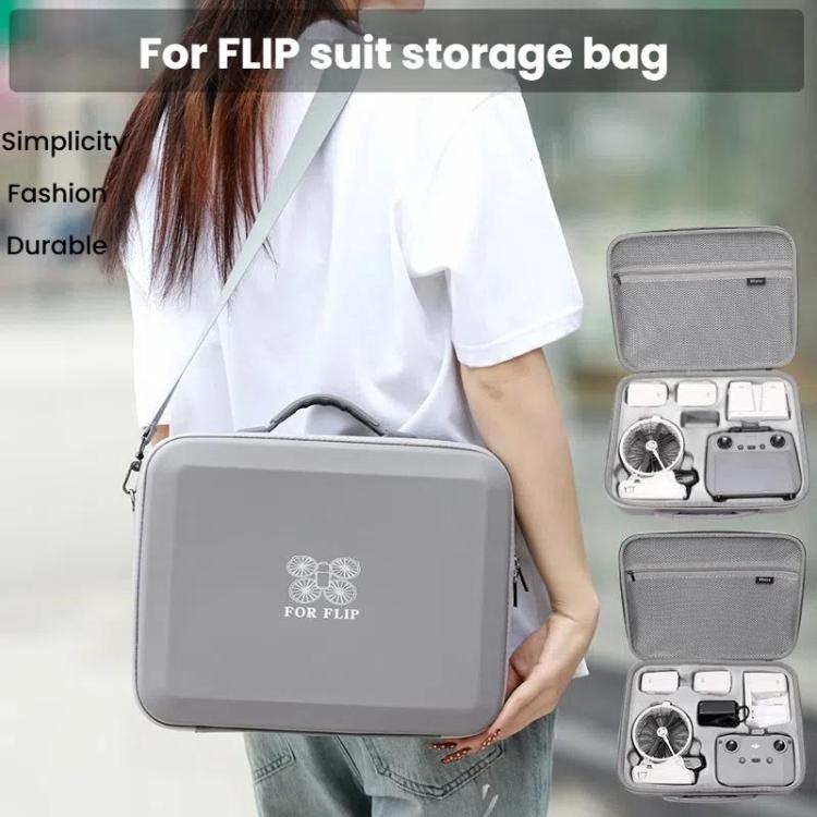 BKANO For DJI Flip Smooth Flying Tri-Power Kit Storage Bag Shock Absorbing Storage Case Backpack(For Normal RC N3) by BKANO