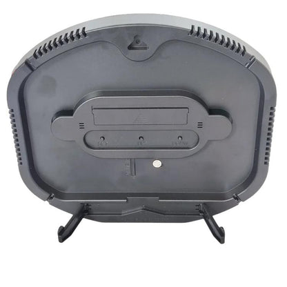 Digital Wall Clock Weather Station Forecast TEMP Humidity 2 Alarm Table Clock With Remote Control(Red+White) by bashfashion