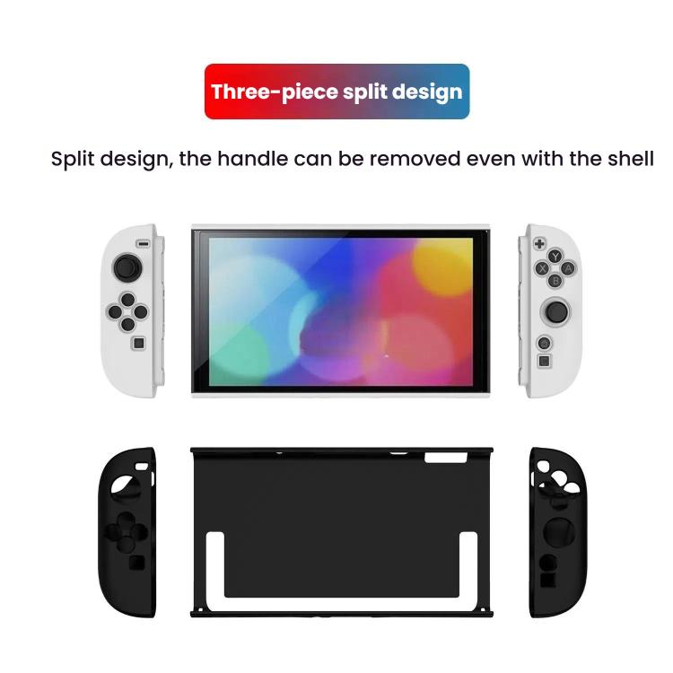 For Nintendo Switch 2 PC + TPU Split Cover With Panel Set Protective Shell(Black) by bashfashion